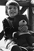 boy holding teddybear